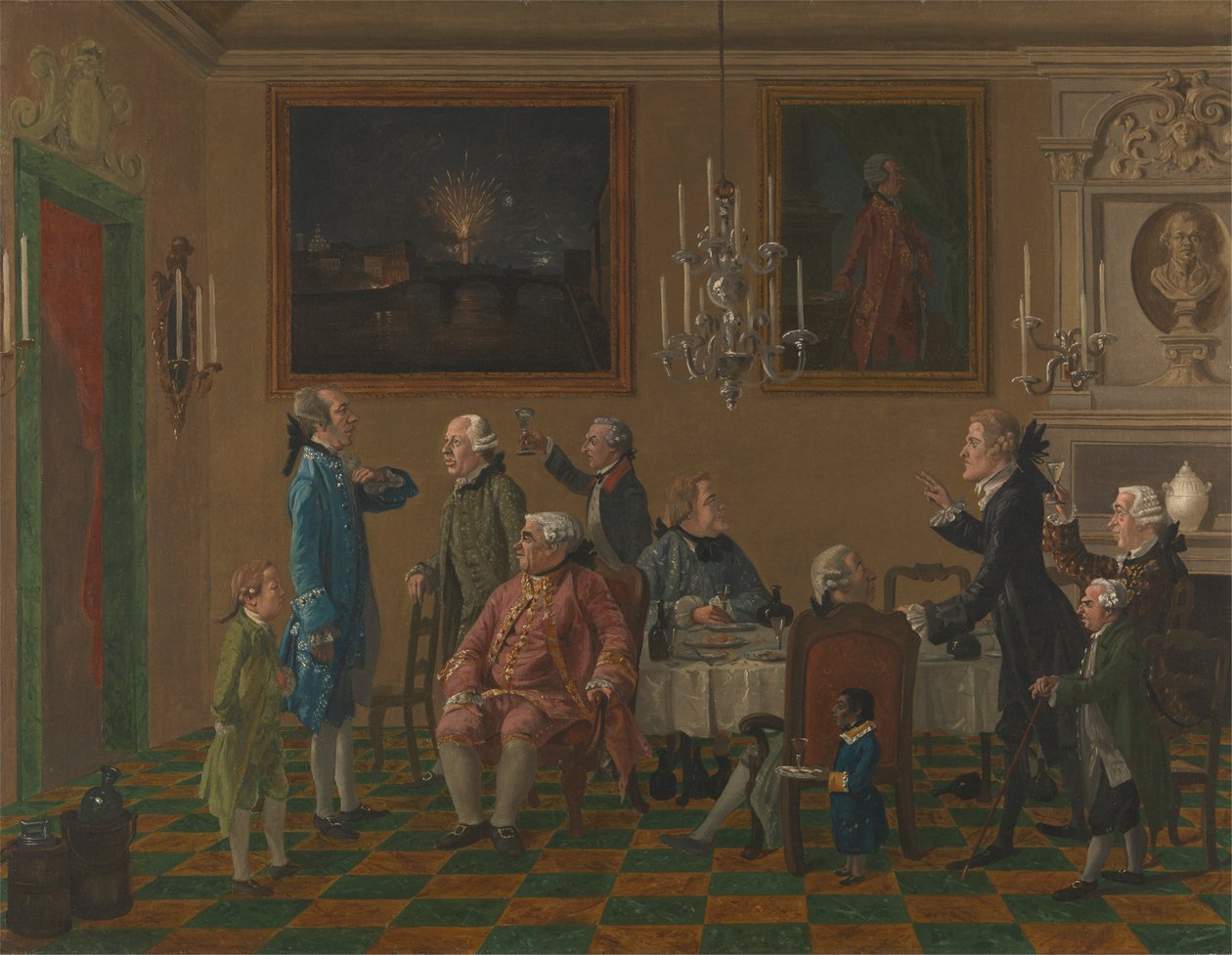 British Gentlemen at Sir Horace Mann