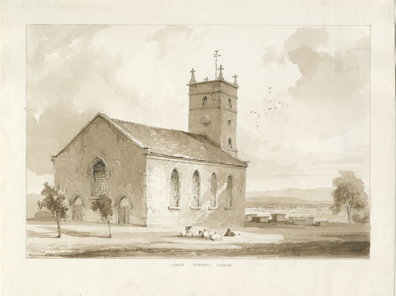 (Lower) Gornal Church by Thomas Peploe Wood