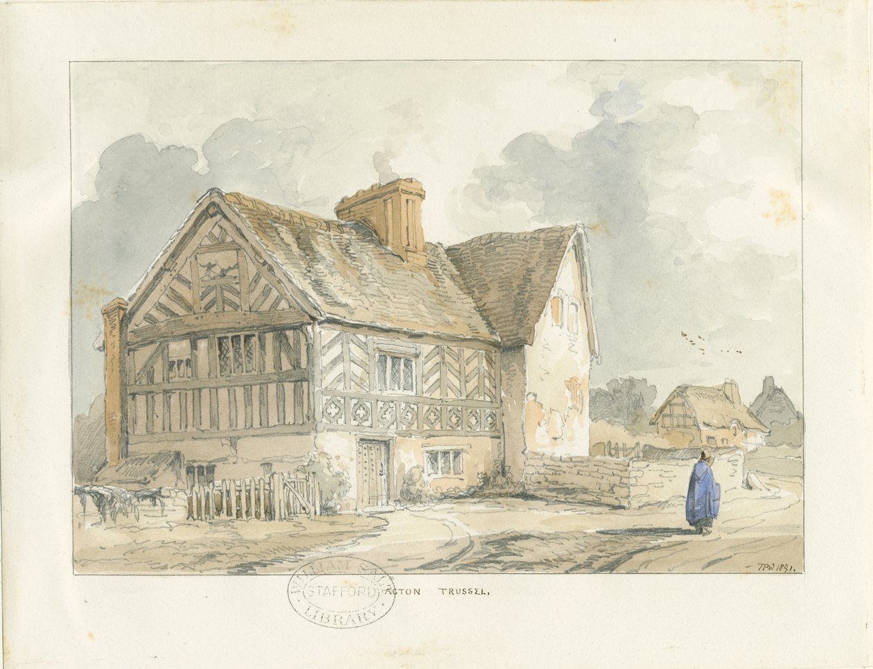 Acton Trussell Old House by Thomas Peploe Wood