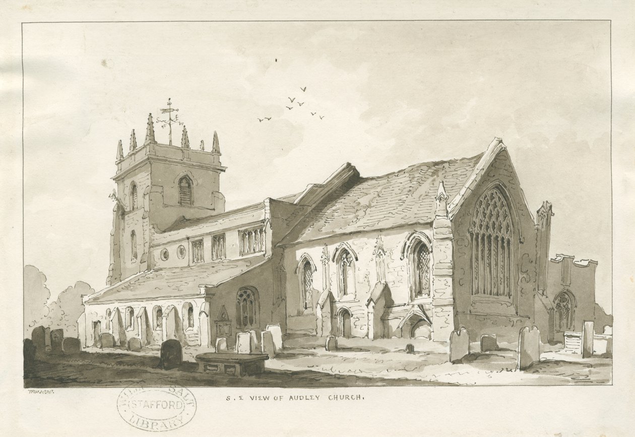 Audley Church by Thomas Peploe Wood