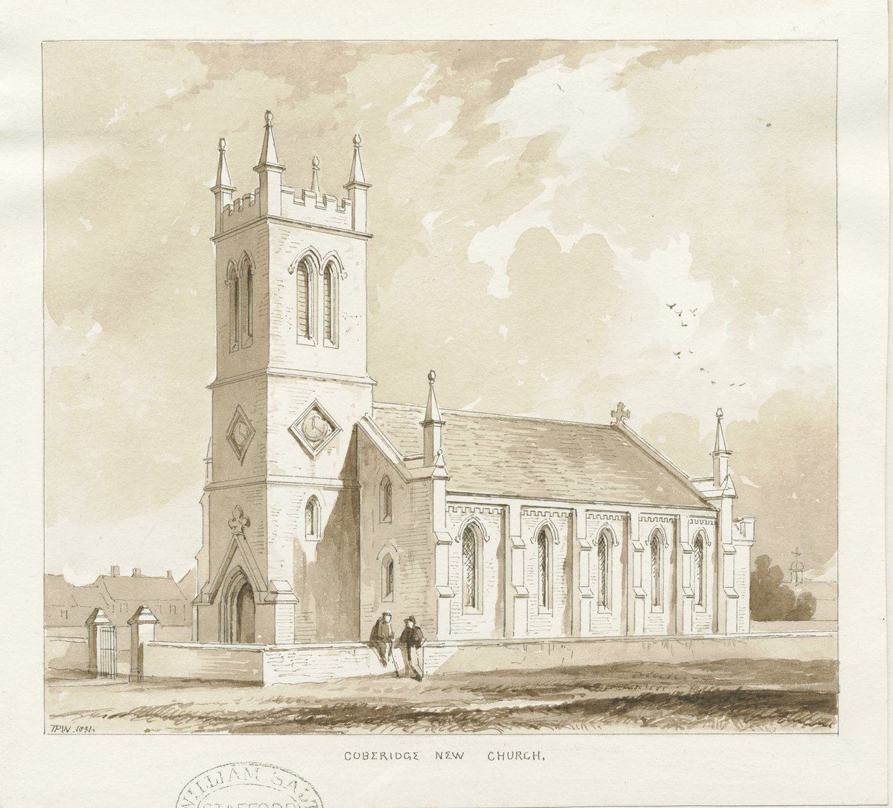 Cobridge Church by Thomas Peploe Wood