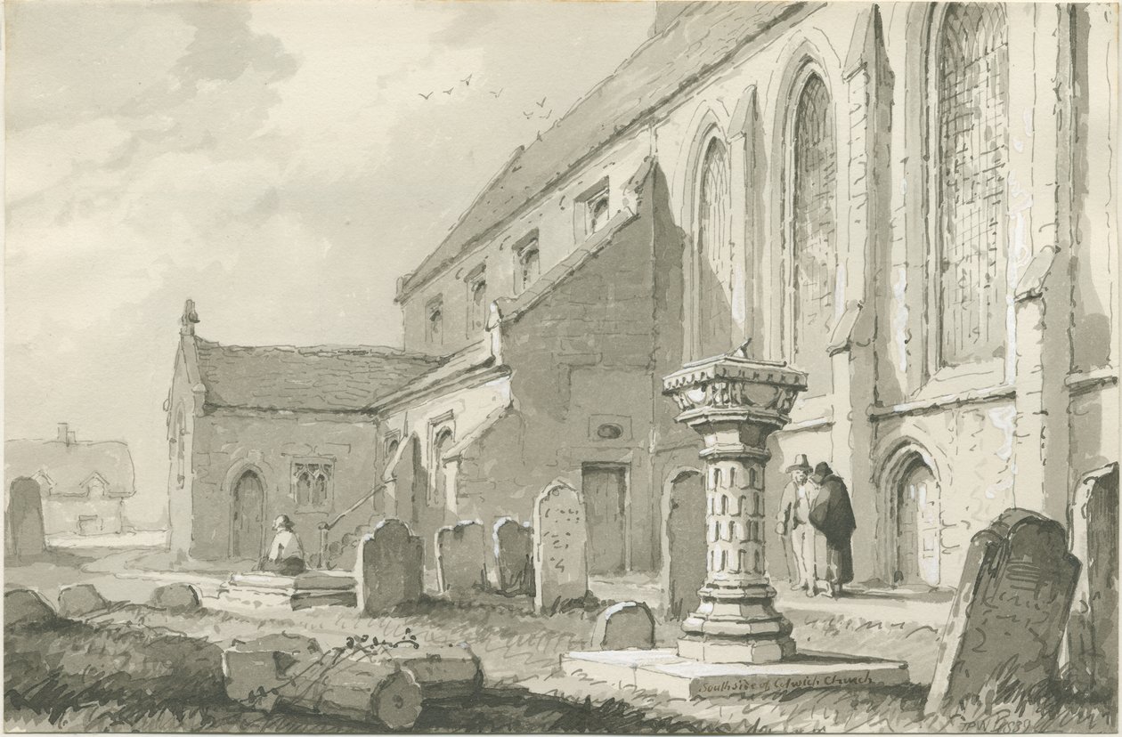 Colwich Church by Thomas Peploe Wood