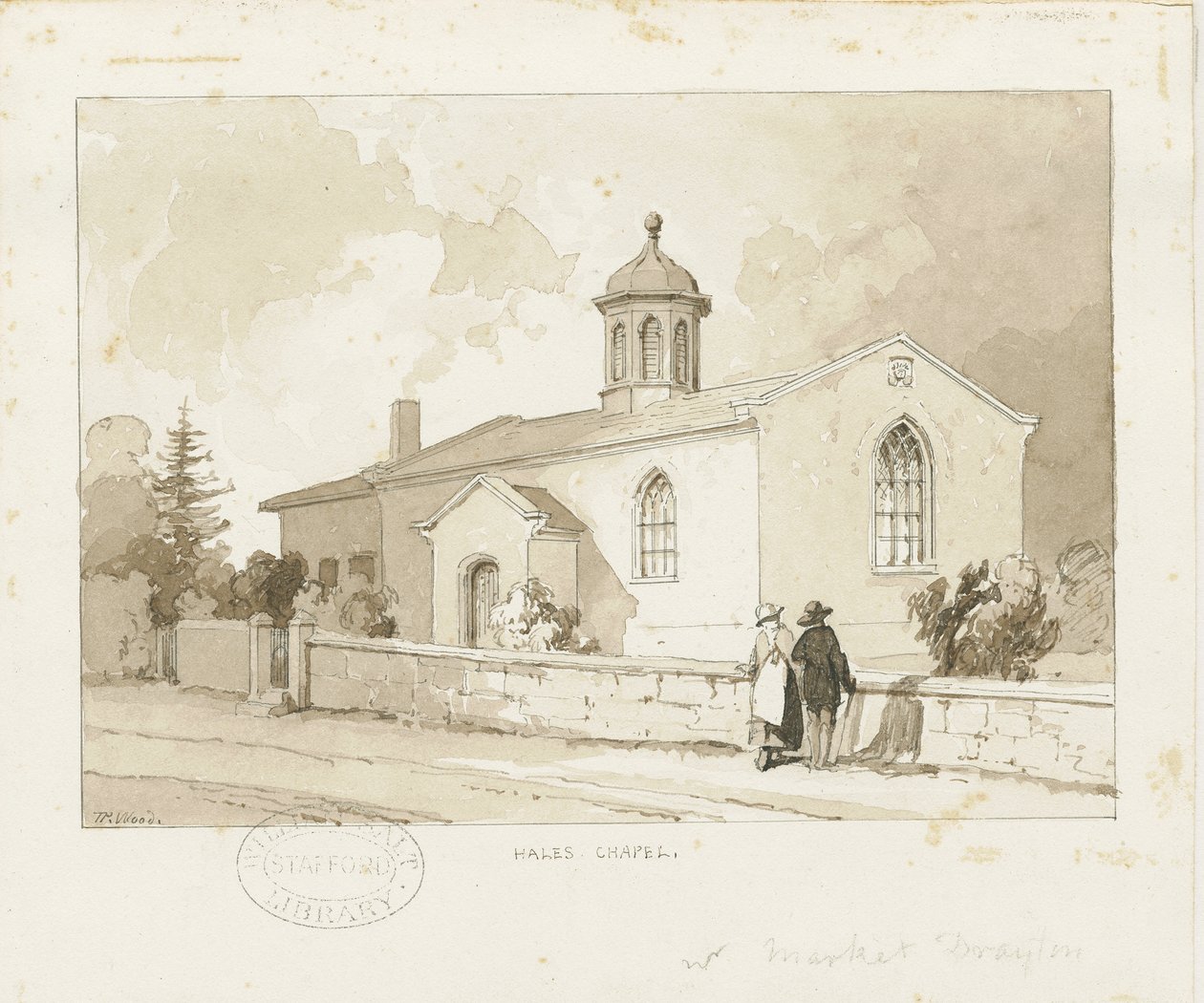 Drayton-in-Hales - Hales Chapel by Thomas Peploe Wood