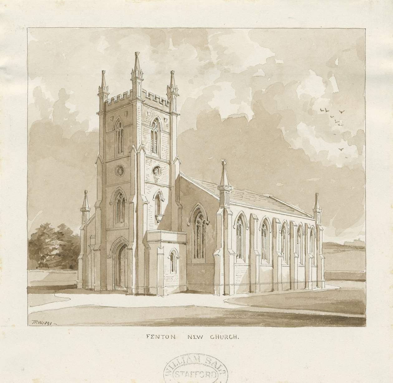 Fenton New Church by Thomas Peploe Wood