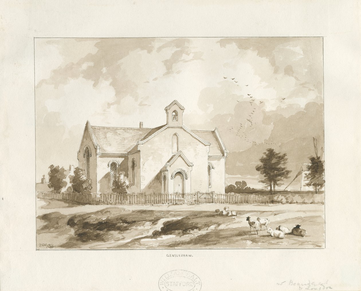 Gentleshaw Church by Thomas Peploe Wood