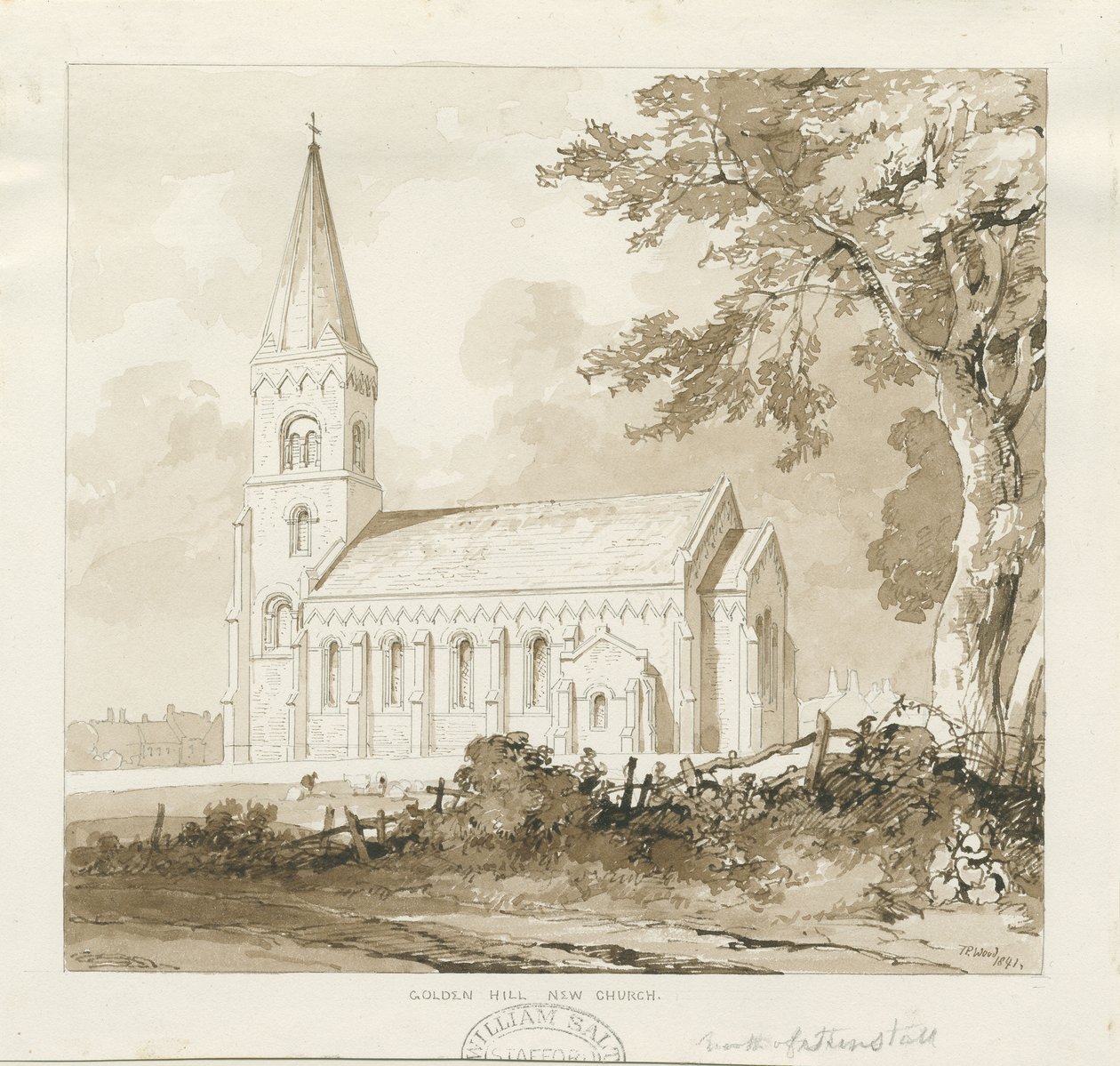 Golden Hill Church by Thomas Peploe Wood