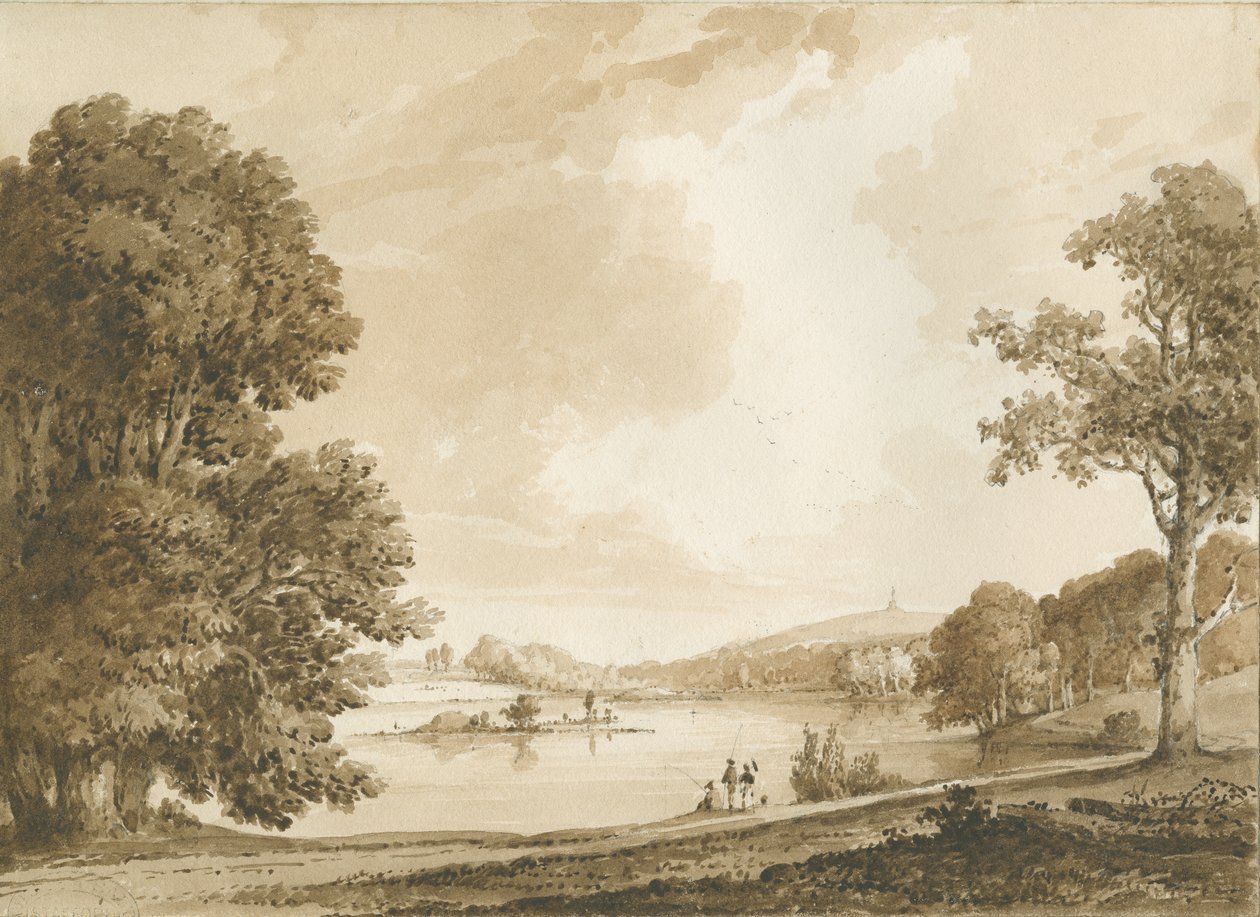 Hanford Church by Thomas Peploe Wood