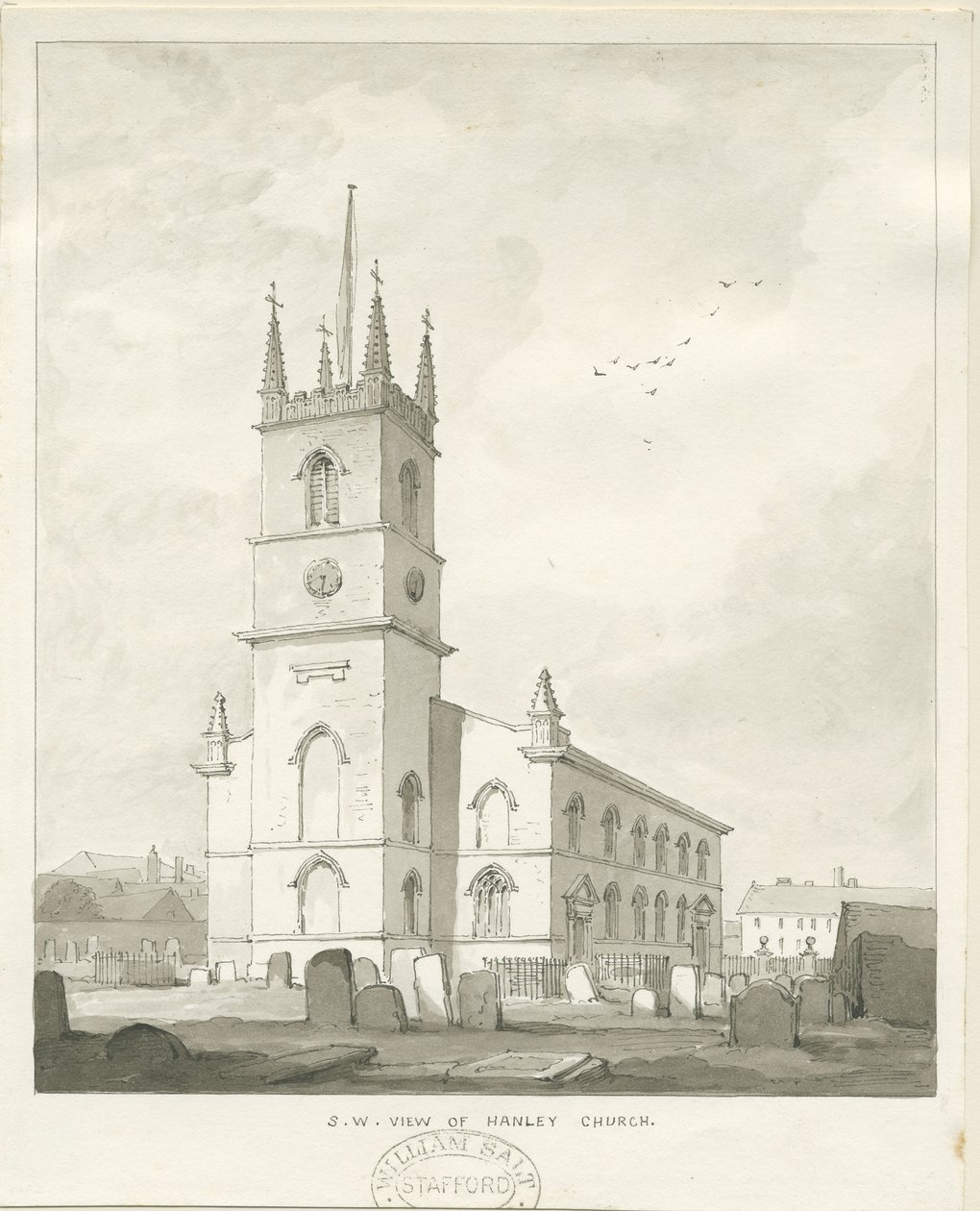 Hanley Church by Thomas Peploe Wood