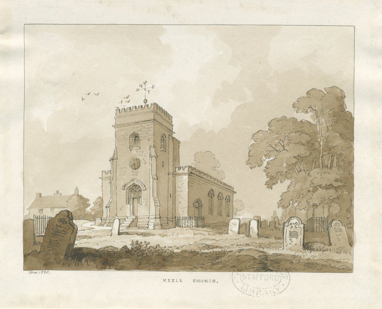 Keele Church by Thomas Peploe Wood