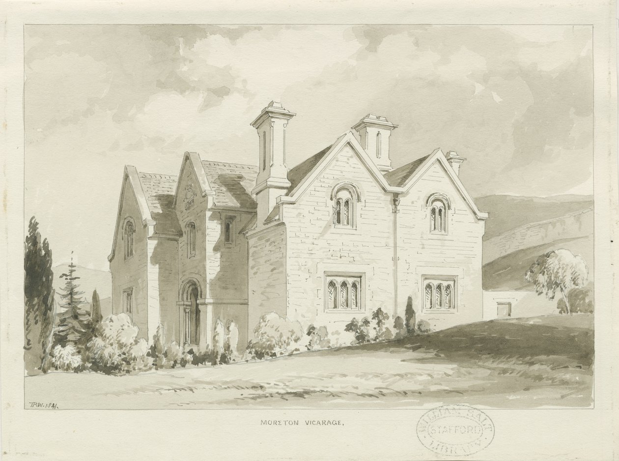 Moreton Vicarage by Thomas Peploe Wood