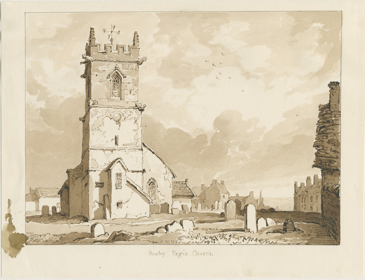 Rowley Regis Church by Thomas Peploe Wood