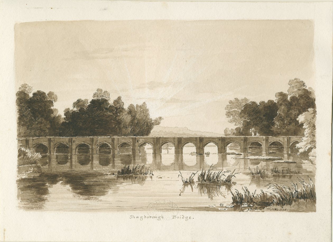 Shugborough Bridge by Thomas Peploe Wood