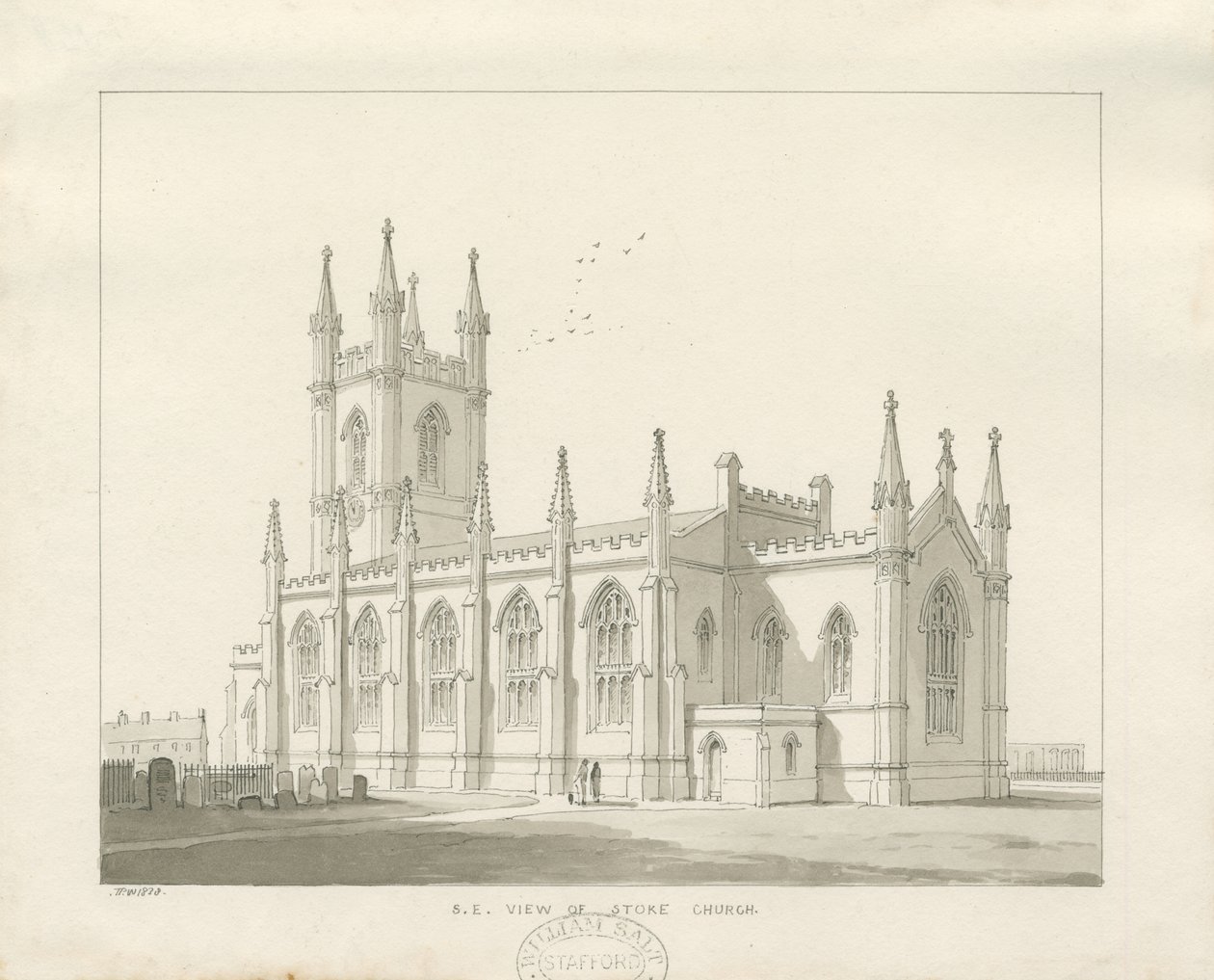 Stoke-upon-Trent Church [New] by Thomas Peploe Wood