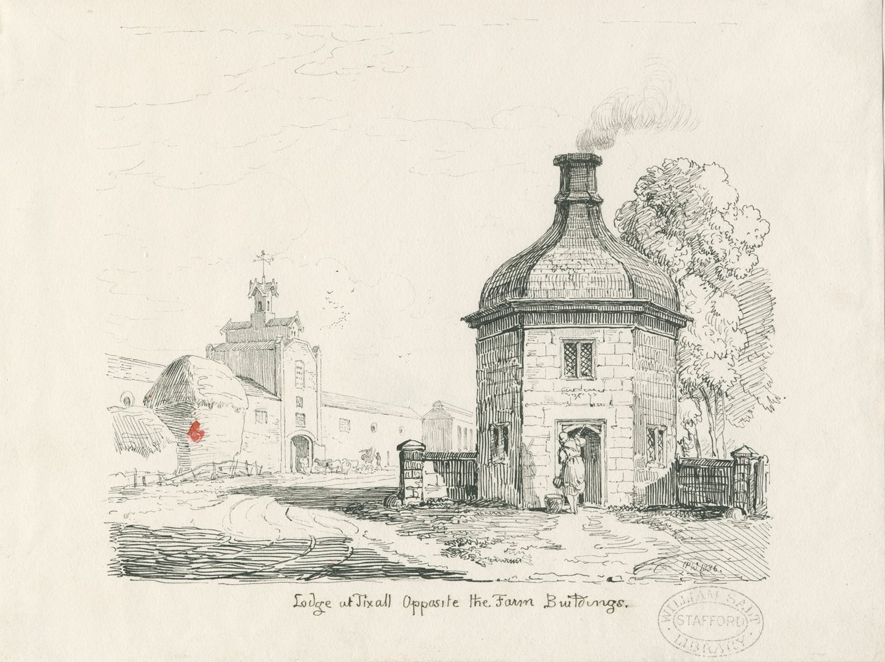 Tixall - Lodge by Thomas Peploe Wood