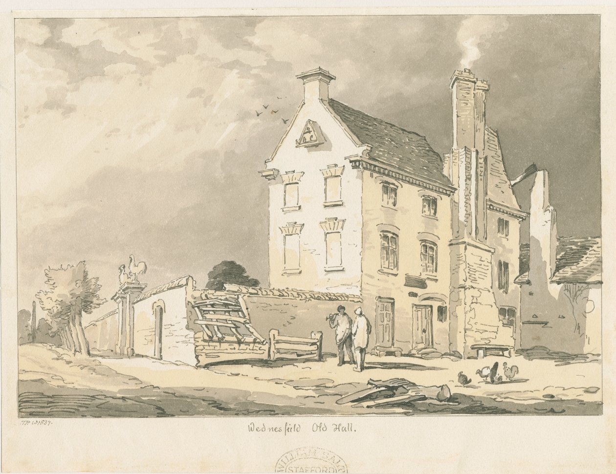 Old Hall, Wednesfield by Thomas Peploe Wood