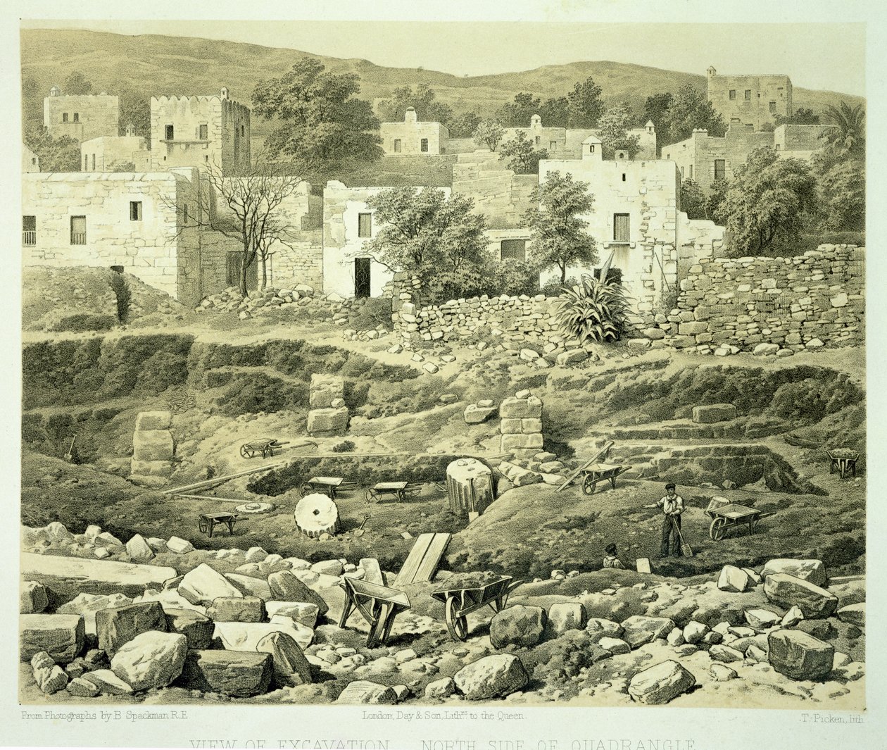 View of Excavation, from 