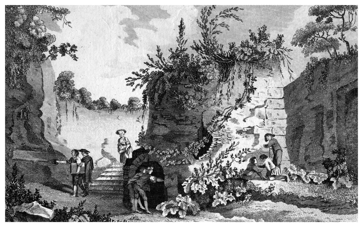 The Tomb of Virgil, Near Naples, Italy by Thomas Prattent