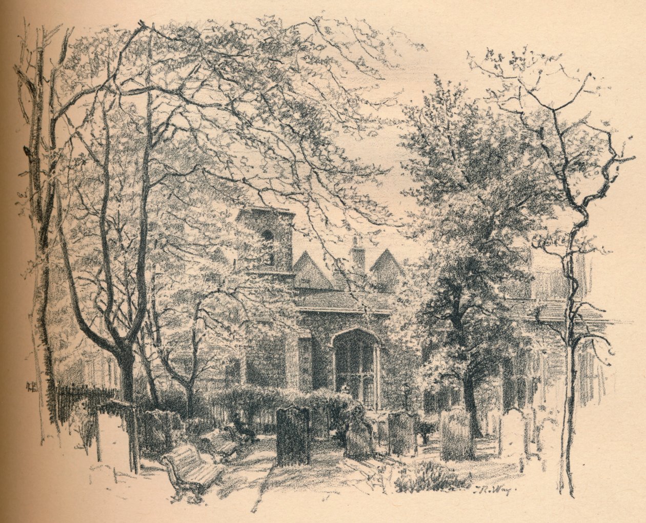 The Royal Chapel, Savoy Palace by Thomas Robert Way
