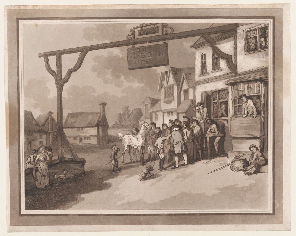 Crawley An Excursion to Brighthelmstone, June 1, 1790 by Thomas Rowlandson, Samuel Alken