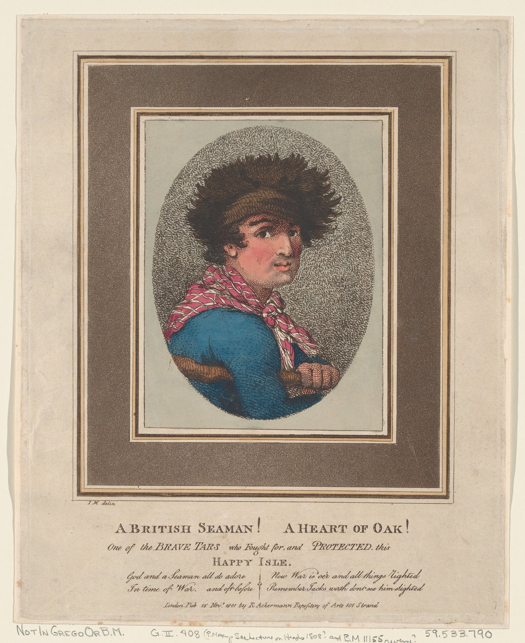 A British Seaman! A Heart of Oak! by Thomas Rowlandson
