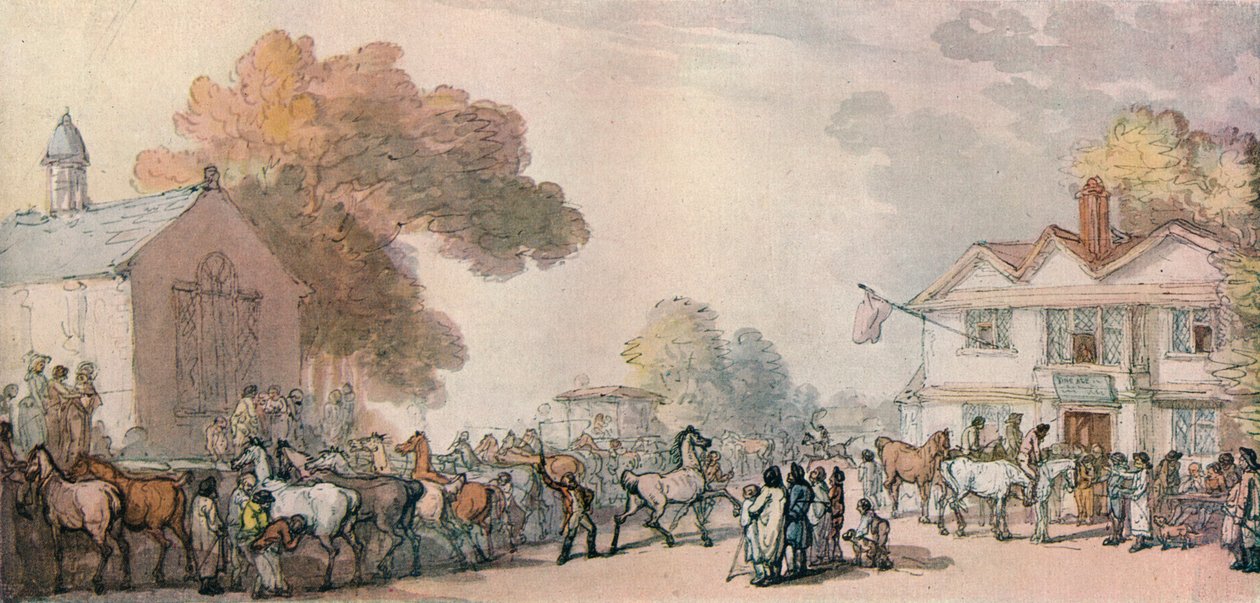 A Horse Fair at Southampton, c1820 by Thomas Rowlandson