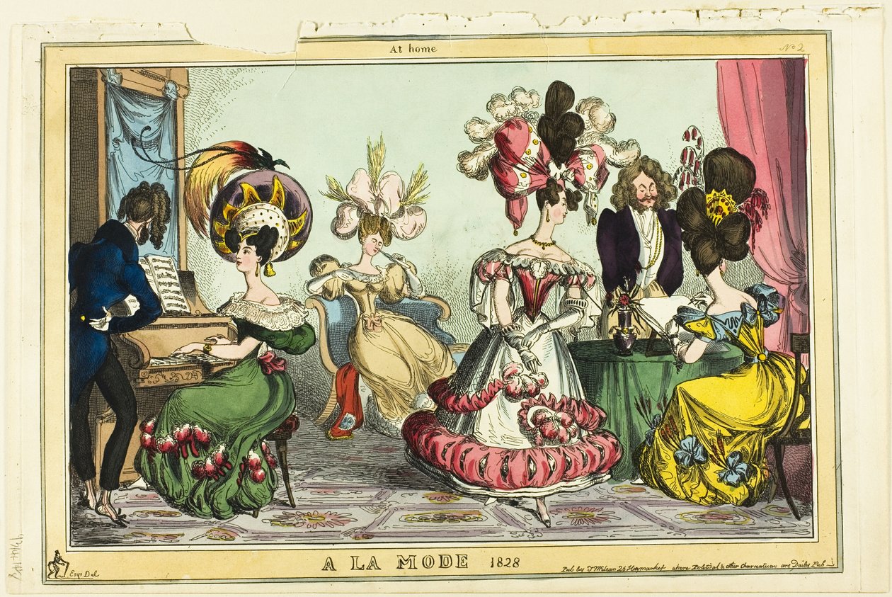 A La Mode by Thomas Rowlandson
