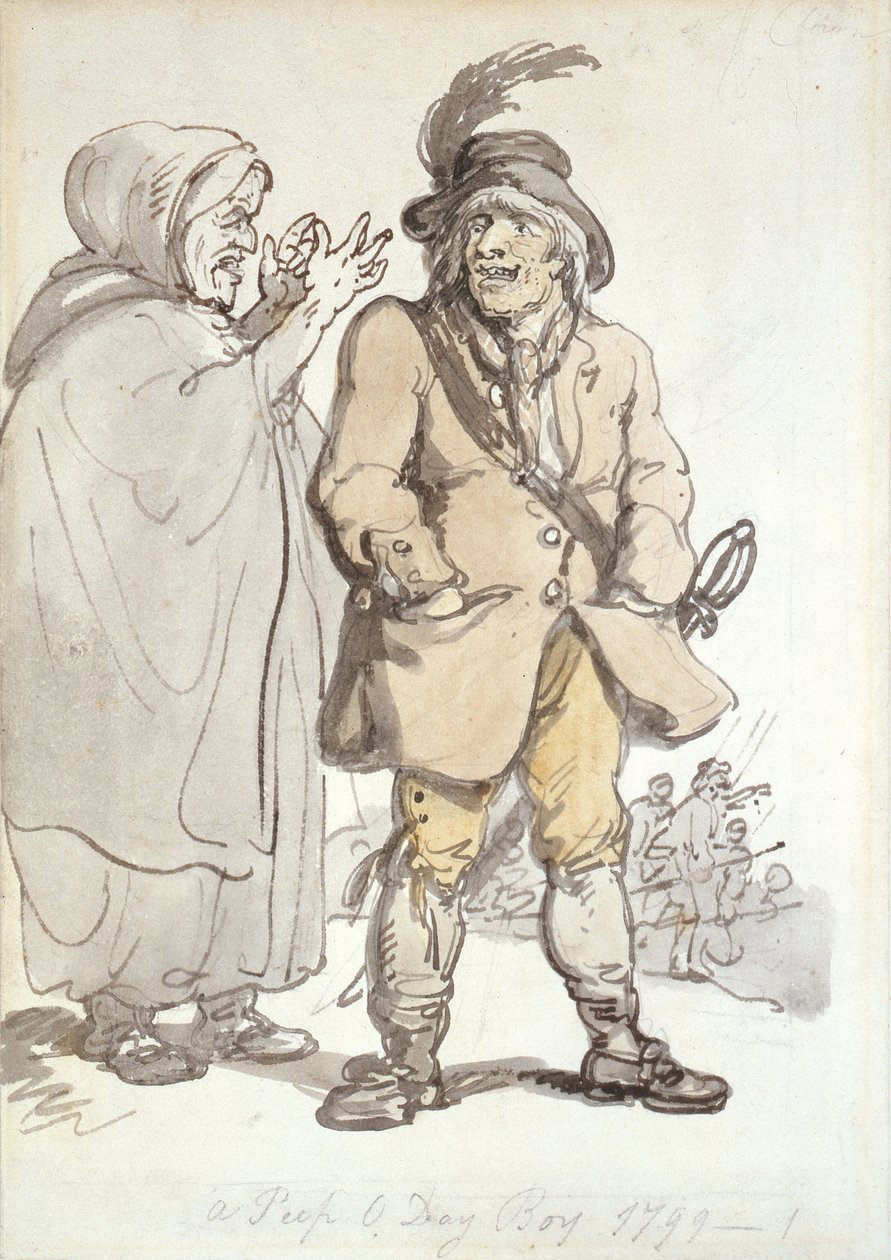 A Peep O Day Boy by Thomas Rowlandson
