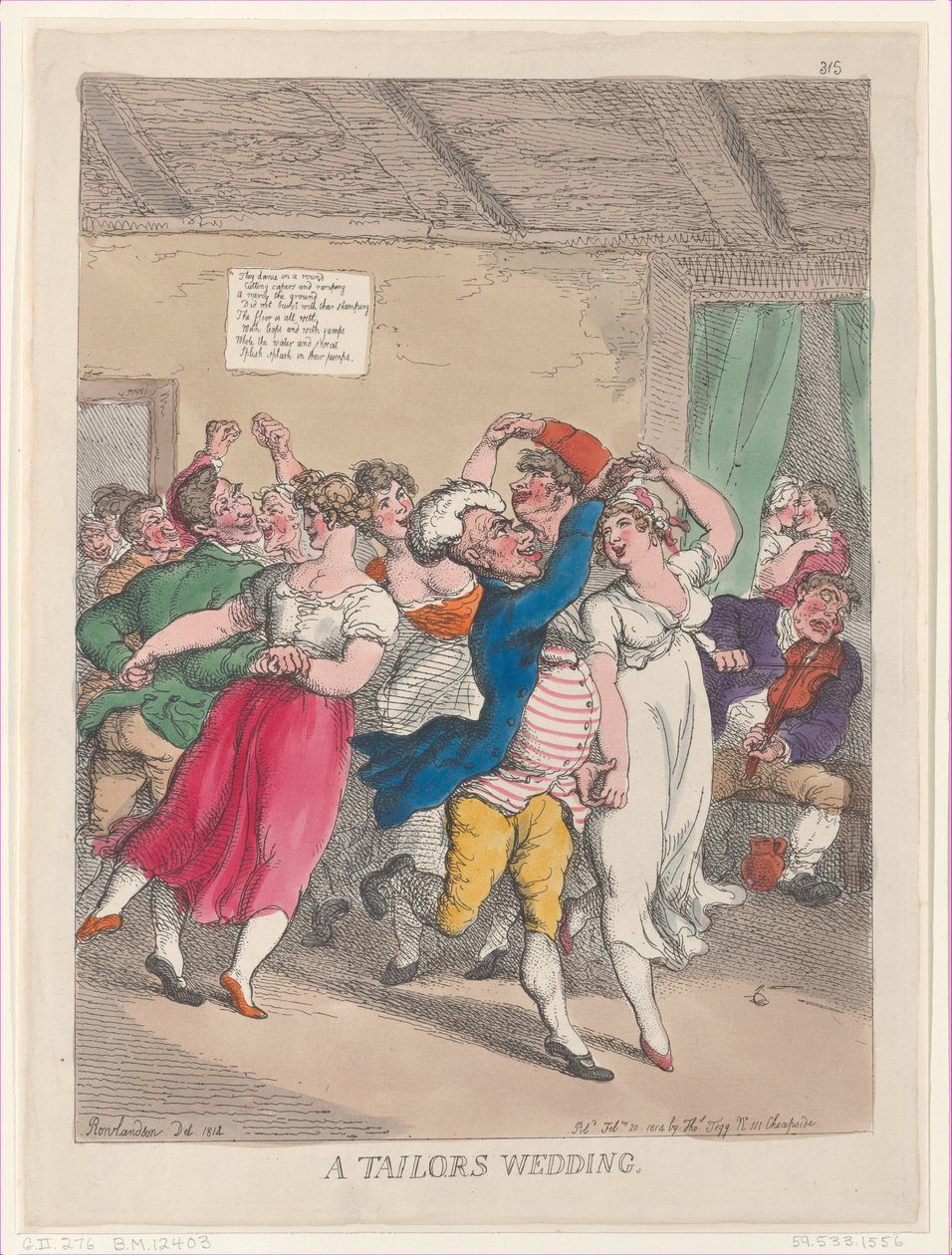 A Tailors Wedding by Thomas Rowlandson