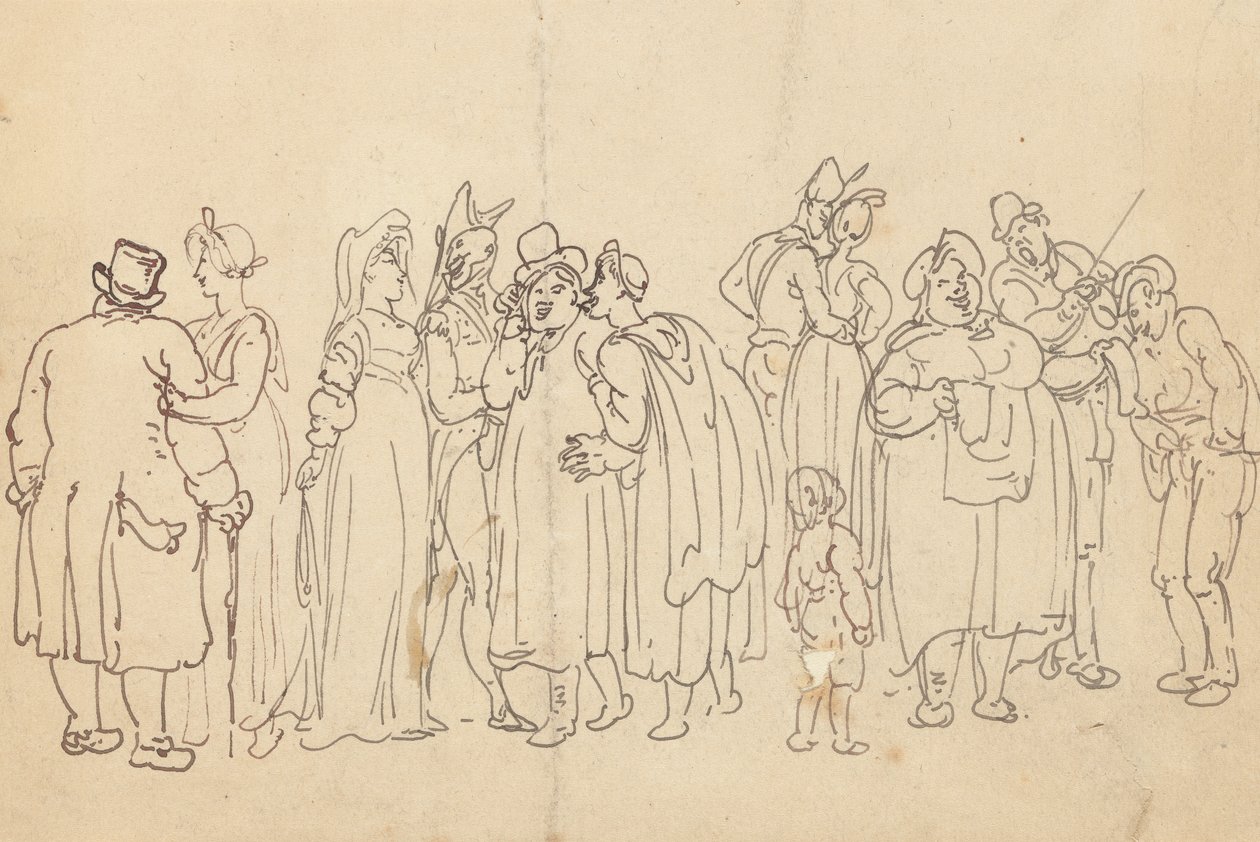 Album Drawing by Thomas Rowlandson