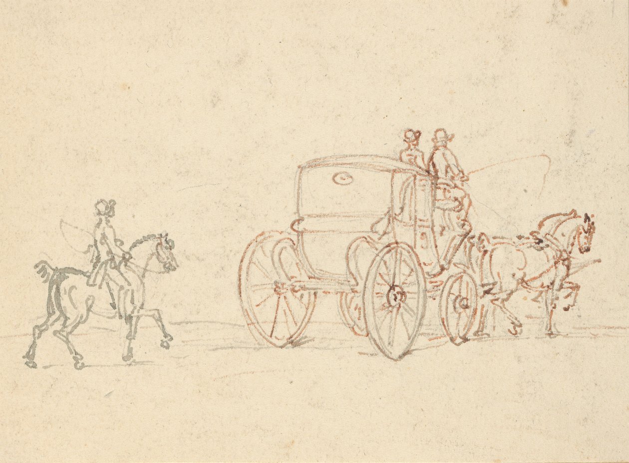 Album Drawing by Thomas Rowlandson