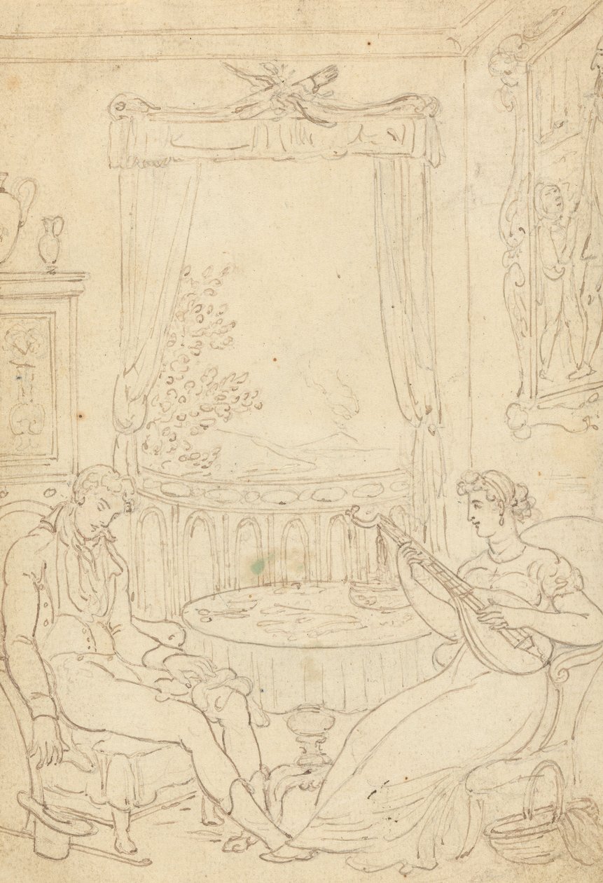 Album Drawing by Thomas Rowlandson