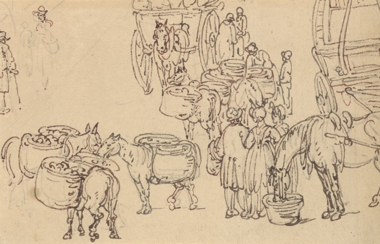 Album Drawing by Thomas Rowlandson