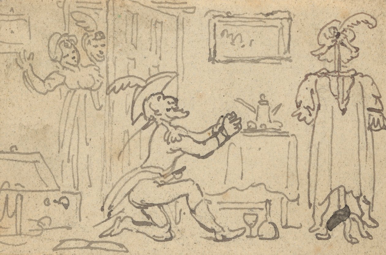Album Drawing by Thomas Rowlandson