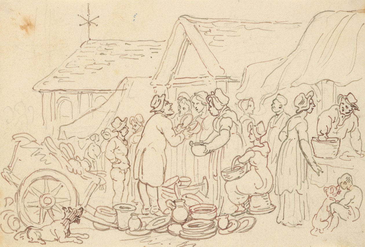 Album Drawing by Thomas Rowlandson