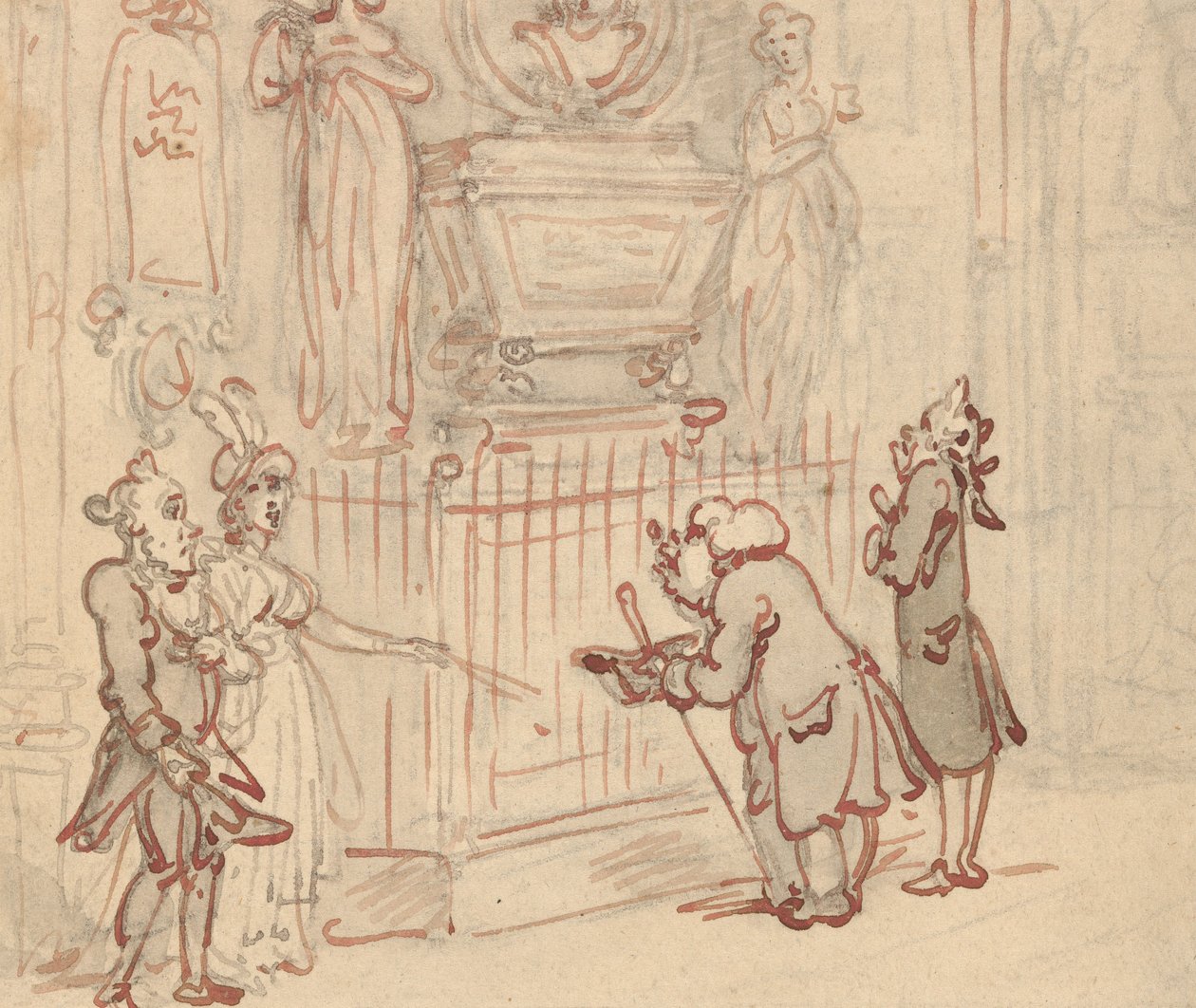Album Drawing by Thomas Rowlandson