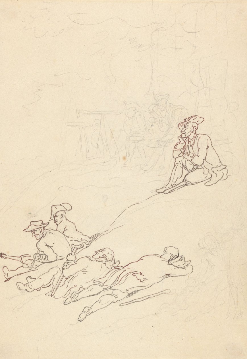 Album Drawing by Thomas Rowlandson