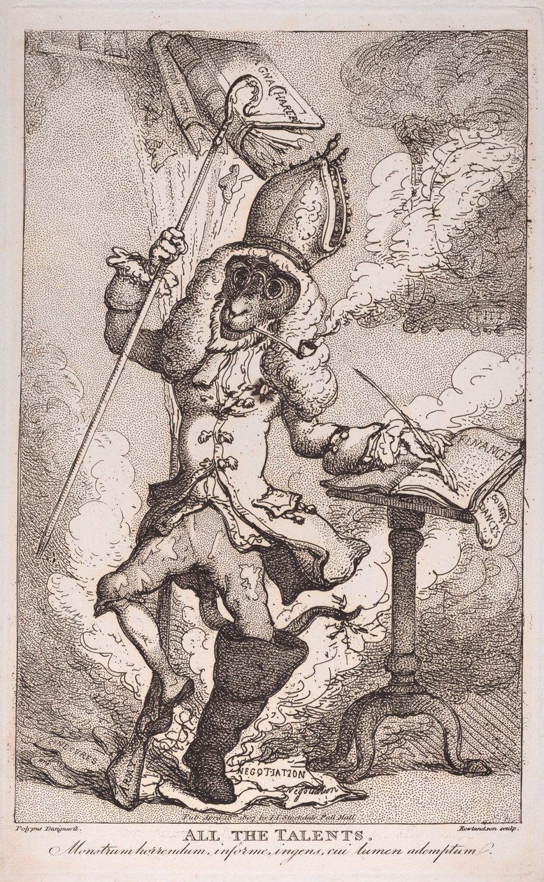 All the Talents, April 18, 1807 by Thomas Rowlandson