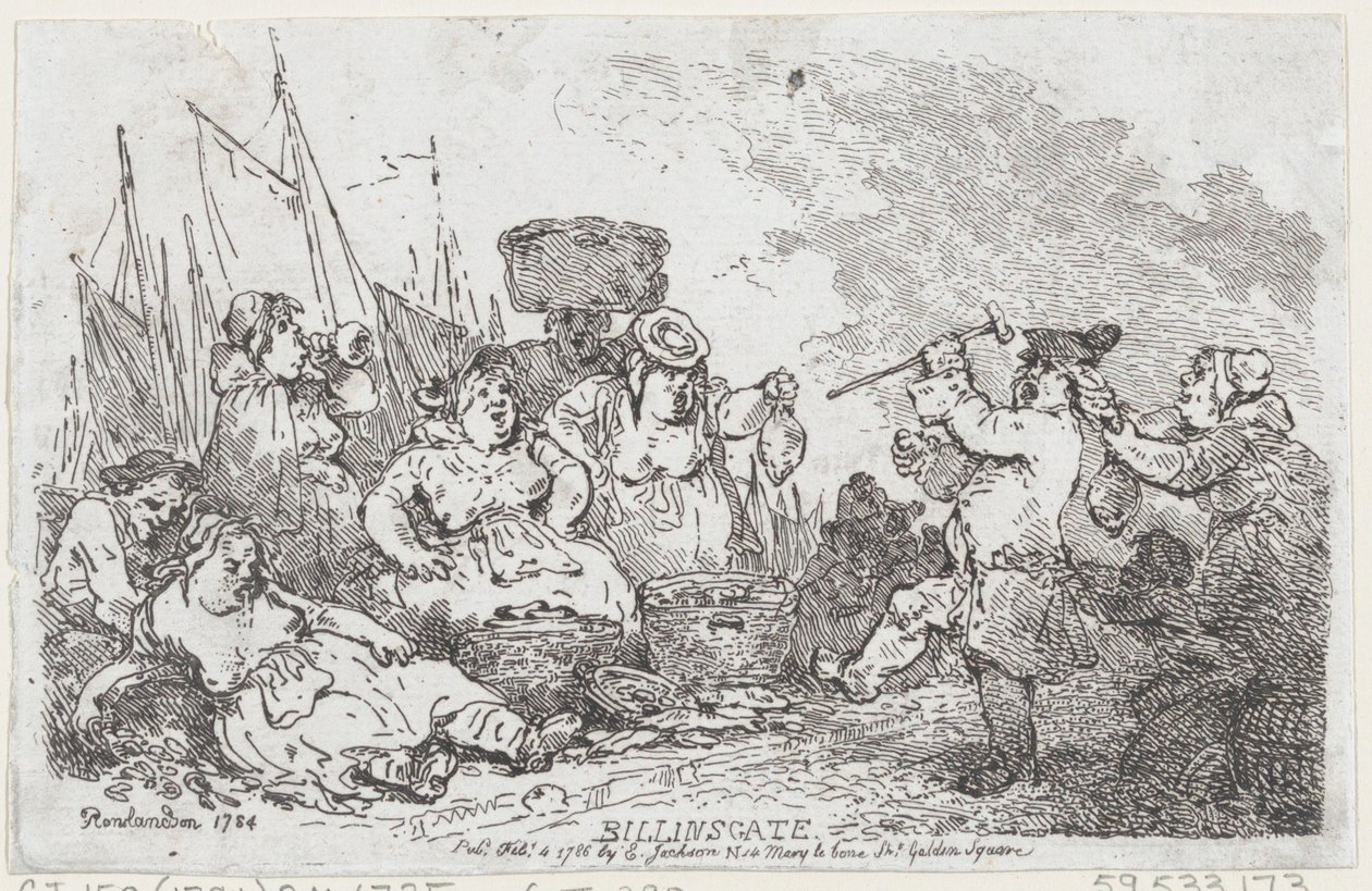 Billingsgate by Thomas Rowlandson
