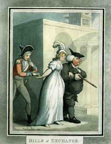 Bills of Exchange by Thomas Rowlandson