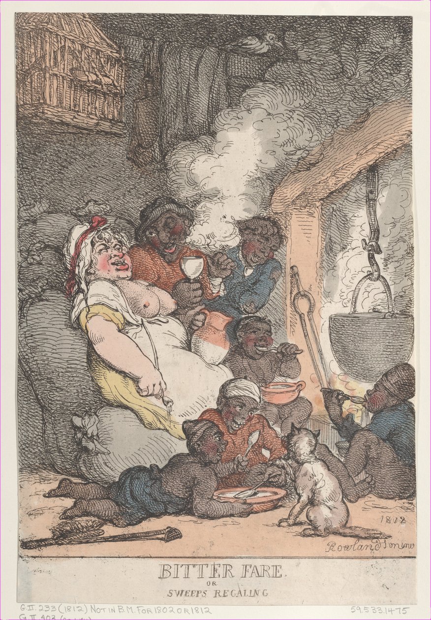 Bitter Fare or Sweeps Regaling by Thomas Rowlandson