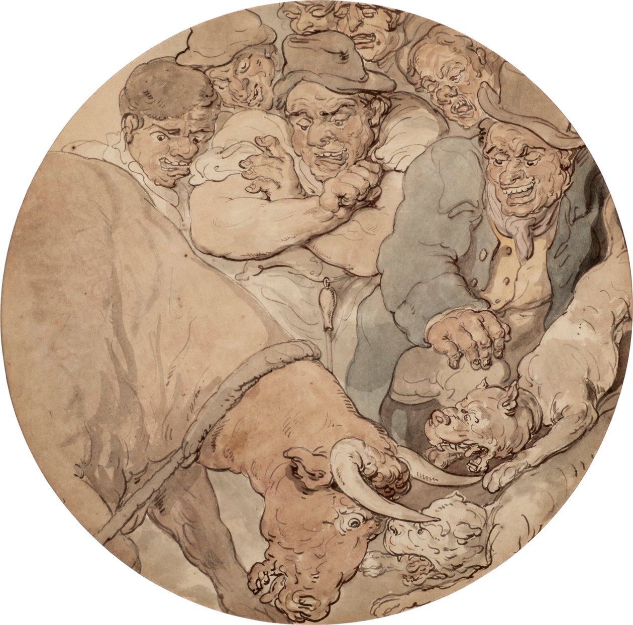 Bull Baiting by Thomas Rowlandson