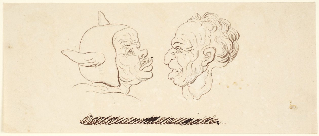 Caricatures: Sensual Desire by Thomas Rowlandson