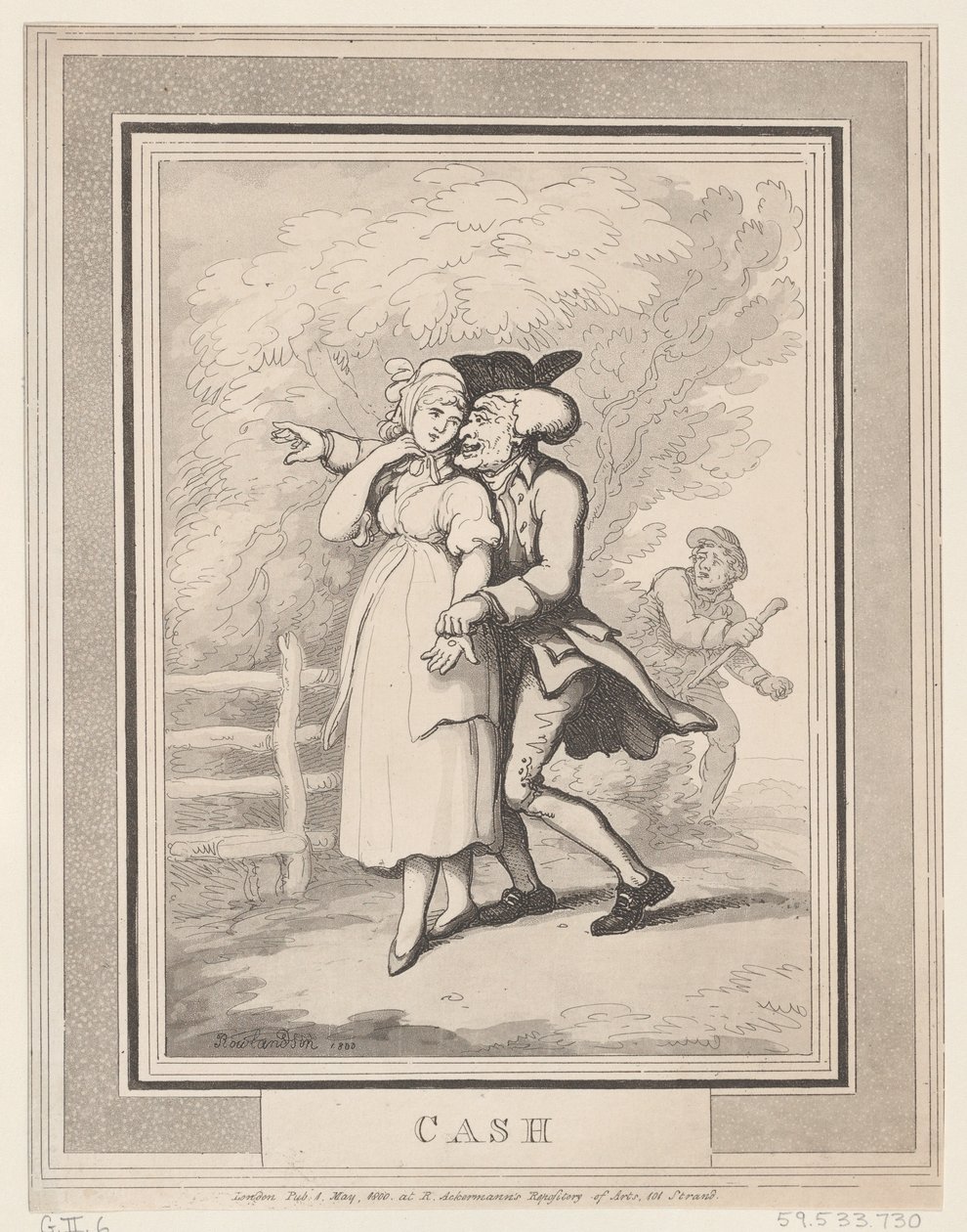 Cash, May 1, 1800 by Thomas Rowlandson