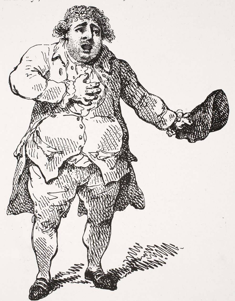 Charles James Fox as Demosthenes, illustration from 