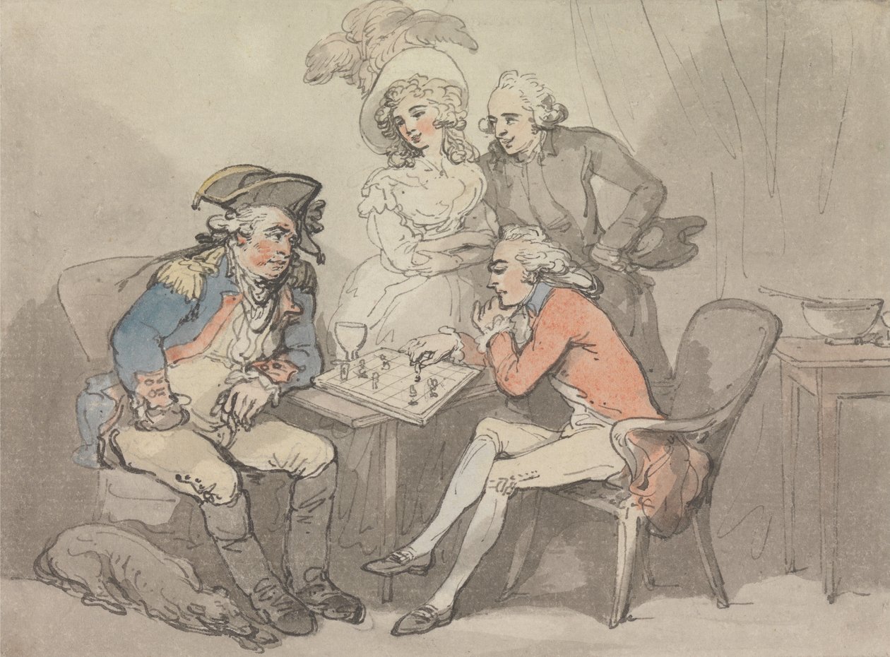 Checkmate by Thomas Rowlandson