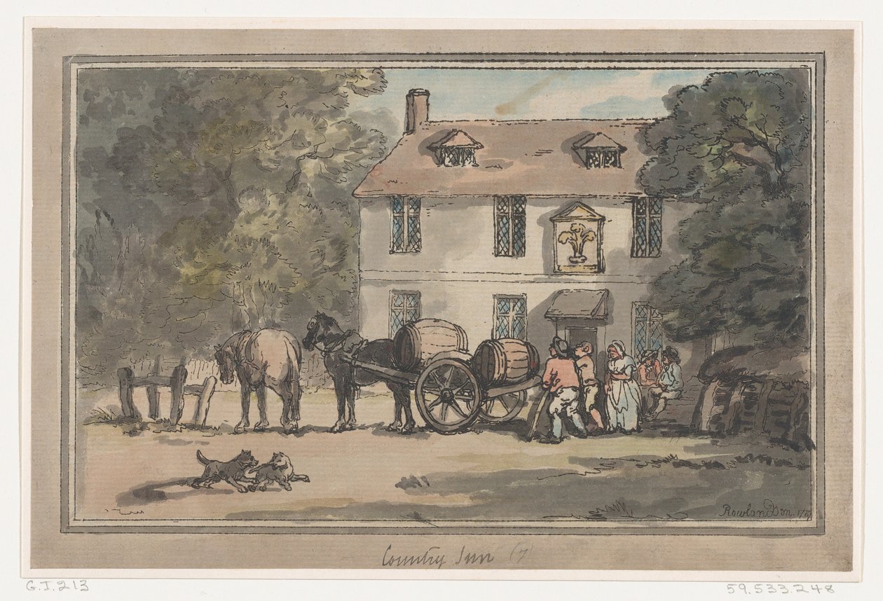 Country Inn, 1787 by Thomas Rowlandson