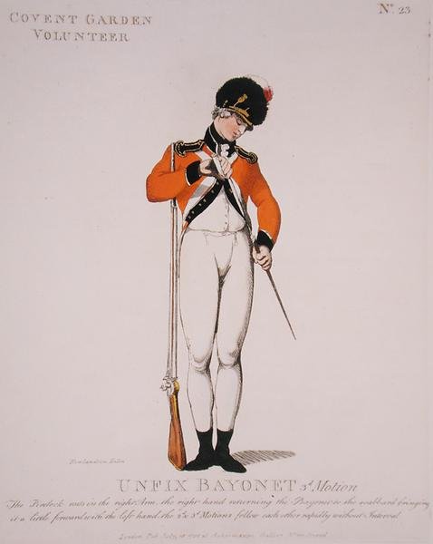 Covent Garden Volunteer, Plate 23 from 