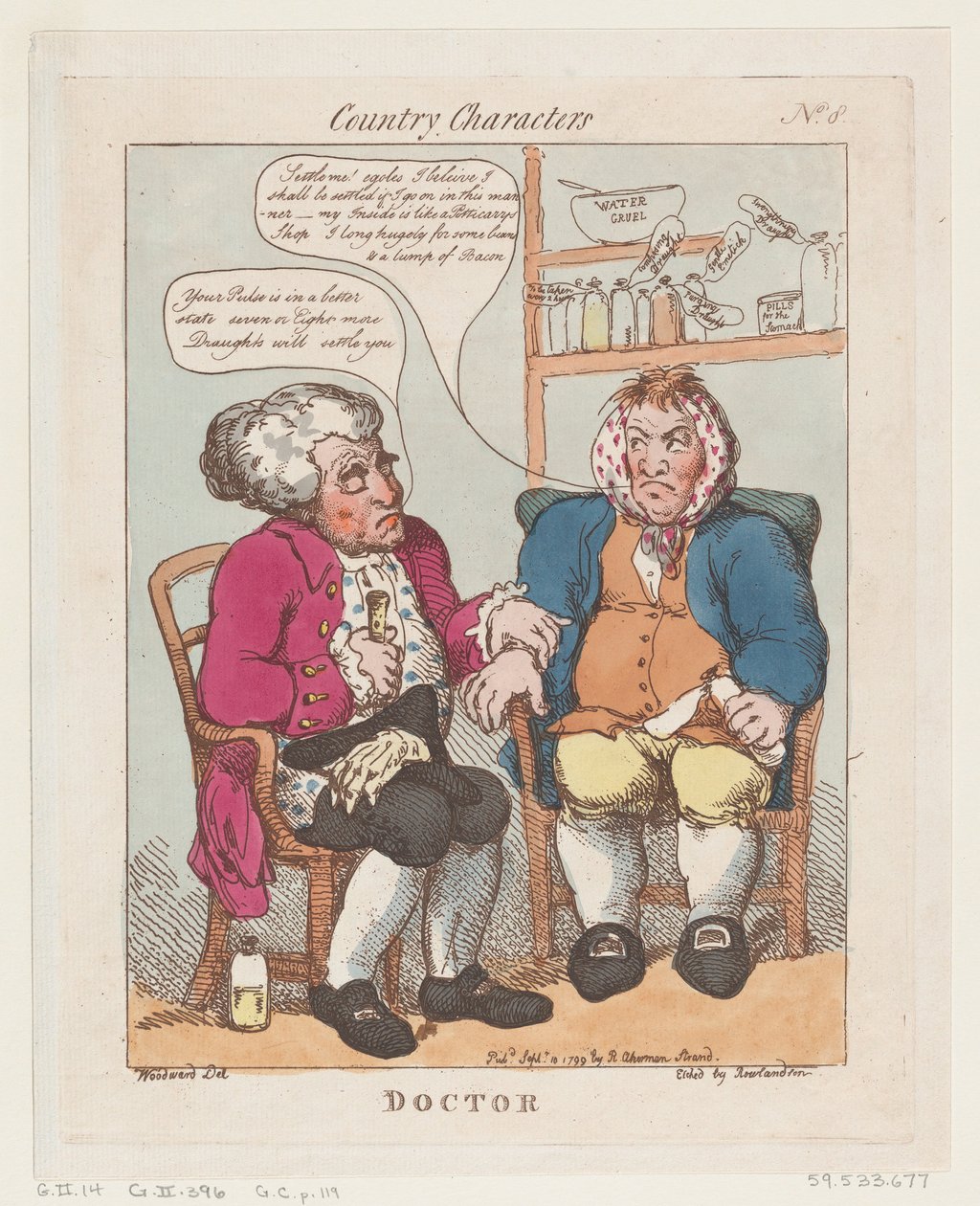 Doctor, September 10, 1799 by Thomas Rowlandson