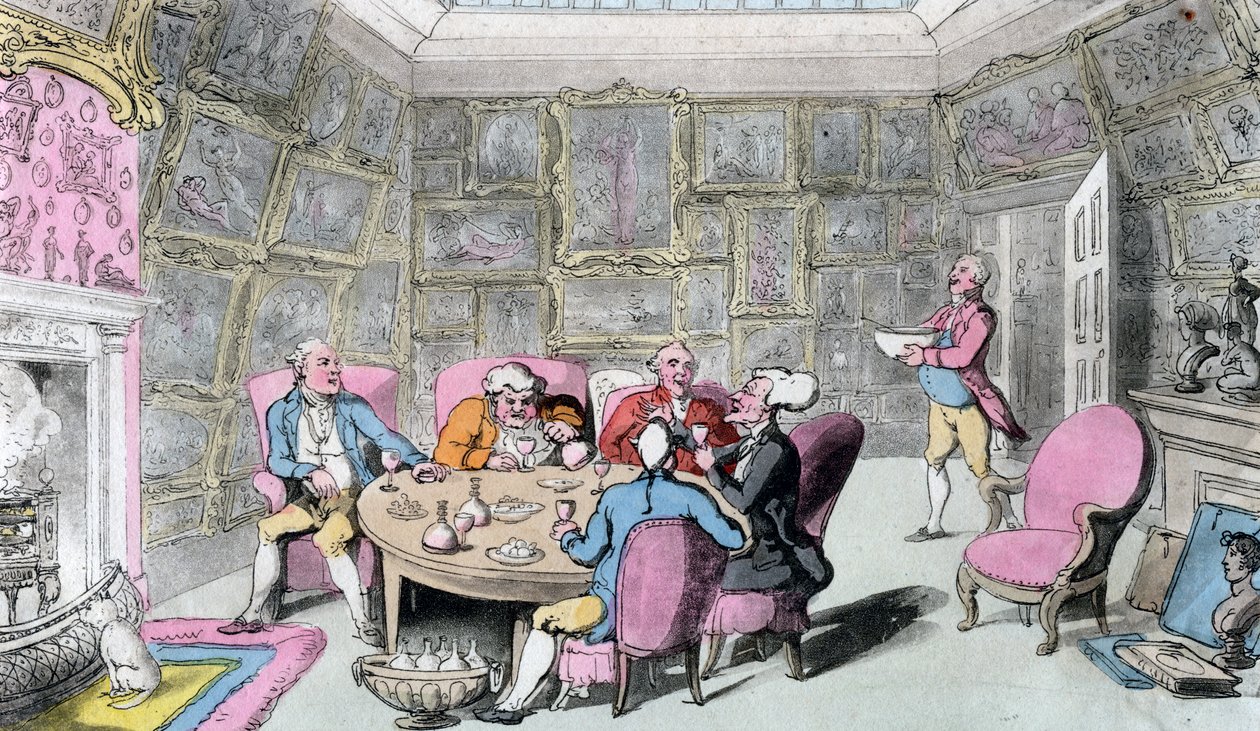 Doctor Syntax with My Lord by Thomas Rowlandson