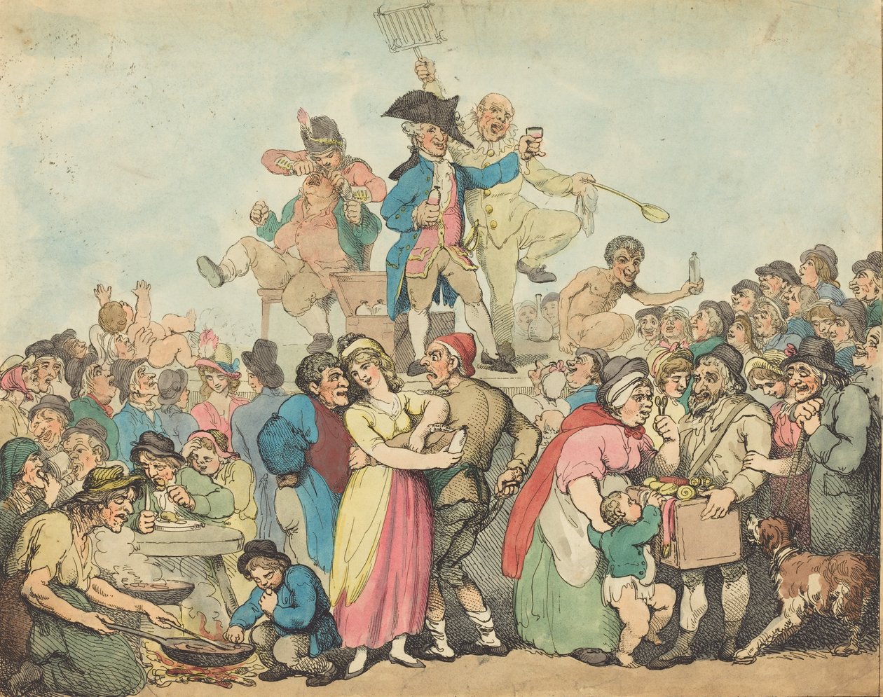 Dr. Botherum, the Mountebank by Thomas Rowlandson
